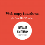 Web copy teardown Natalie Smithson - advocacy